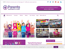 Tablet Screenshot of parenta.com
